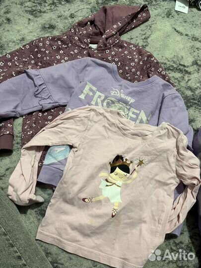 Большой пакет вещей на девочку 122-128