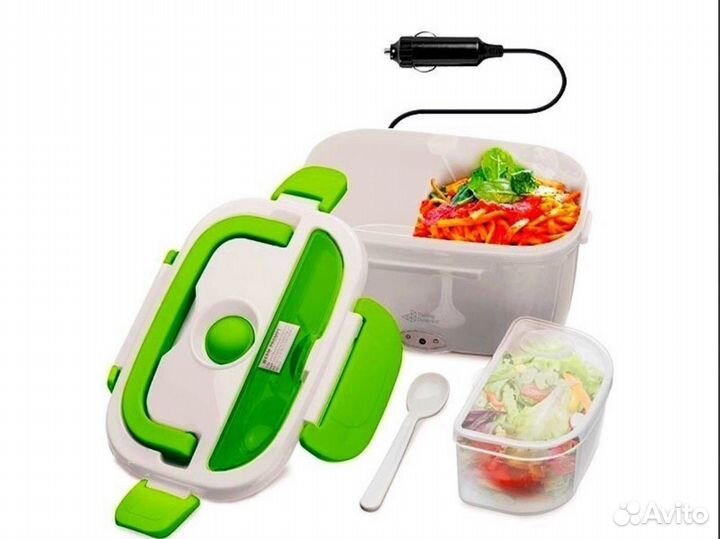 Ланч-бокс автомобильный с подогревом от прикуриват