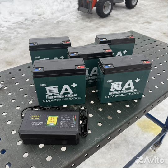 Комплект тяговых аккумуляторов 6-DZF-20 (48в 20ач)