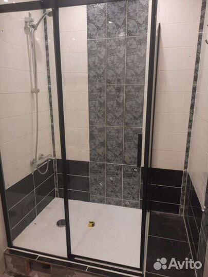 Установка душевых кабин