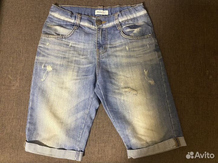 Бриджи джинсовые 152