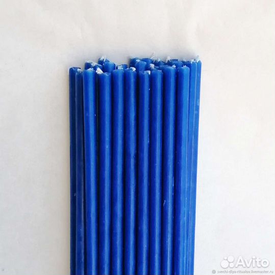 Свечи восковые цветные