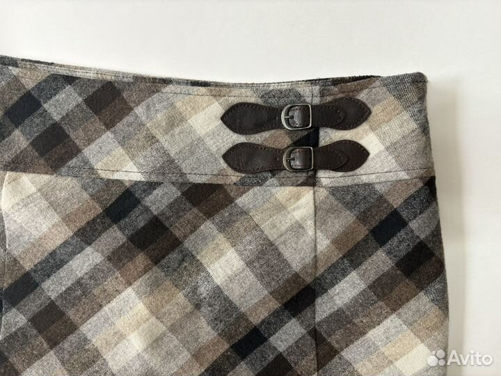 Юбка теплая короткая в клетку s.oliver