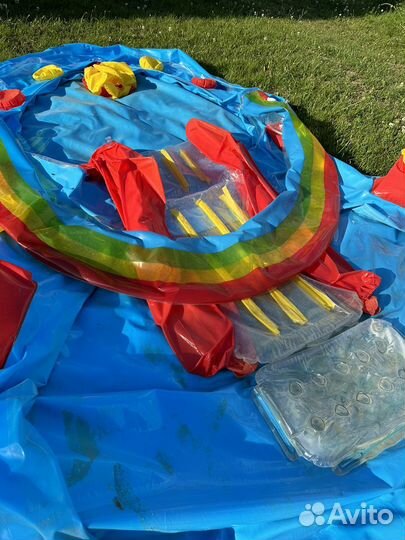 Надувной детский бассейн intex