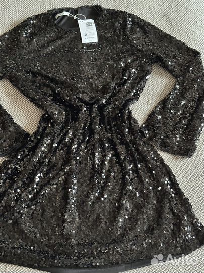 Платье в пайетках zarina xs