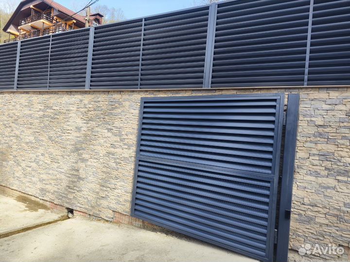 Заборы еврожалюзи