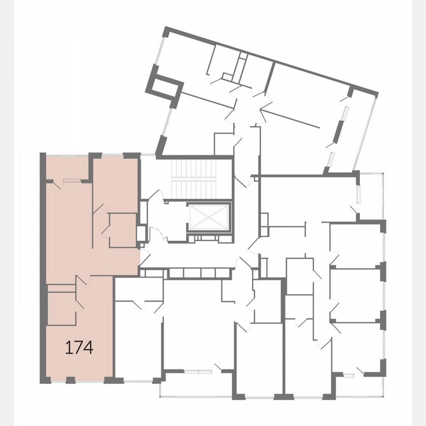 2-к. квартира, 73,2 м², 6/10 эт.