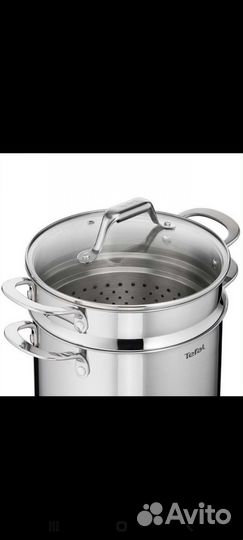 Кастрюля новая из нержавейки tefal