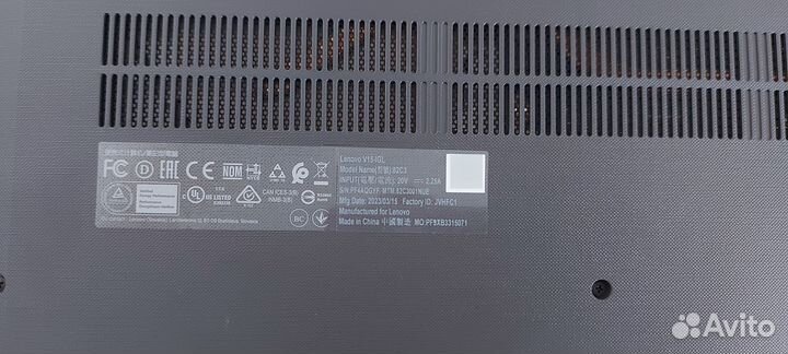 Ноутбук lenovo v-15