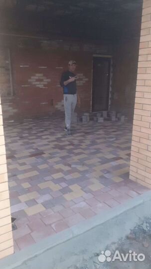 Укладка тротуарной плитки