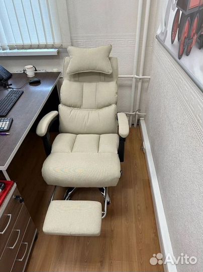 Компьютерное игровое кресло геймерское с массажем