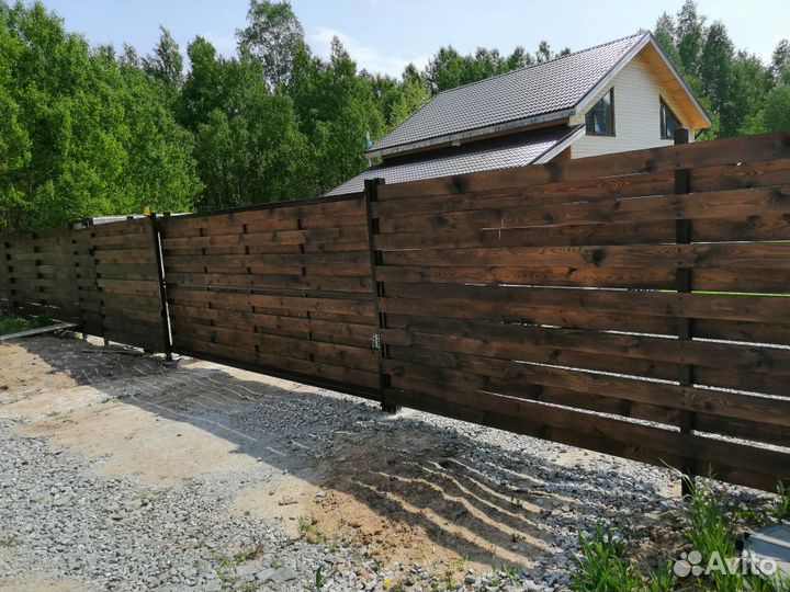Забор из дерева от производителя