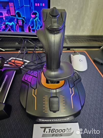 Джойстик+руд ThrustMaster T-16000M FCS hotas