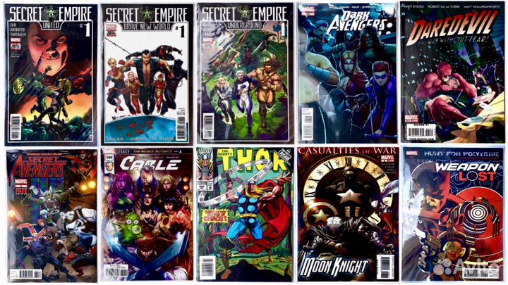 Комиксы Marvel синглы
