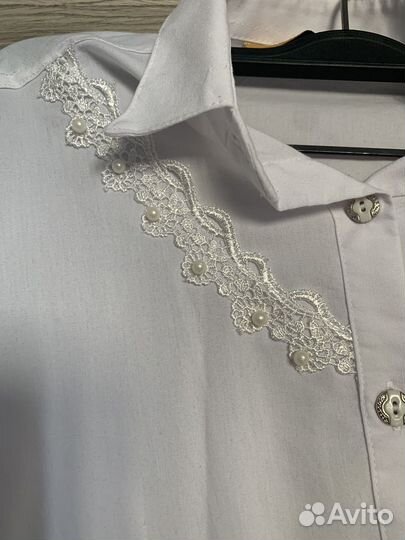 Рубашка белая для девочки