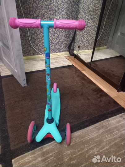 Самокат детский трехколесный бу