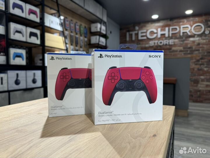 Геймпад красный ps5