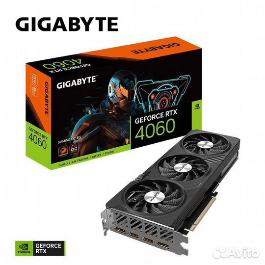 Видеокарта Gigabyte RTX 4060 Gaming 8GB OC