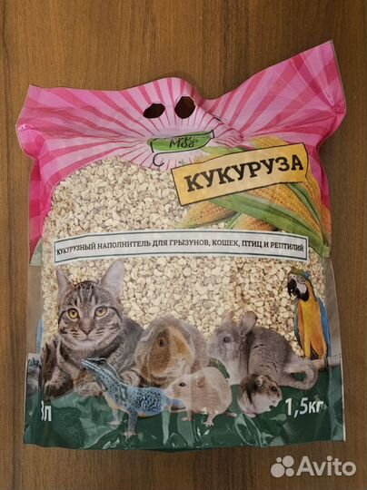 Кукурузный наполнитель 1,5кг/3л 