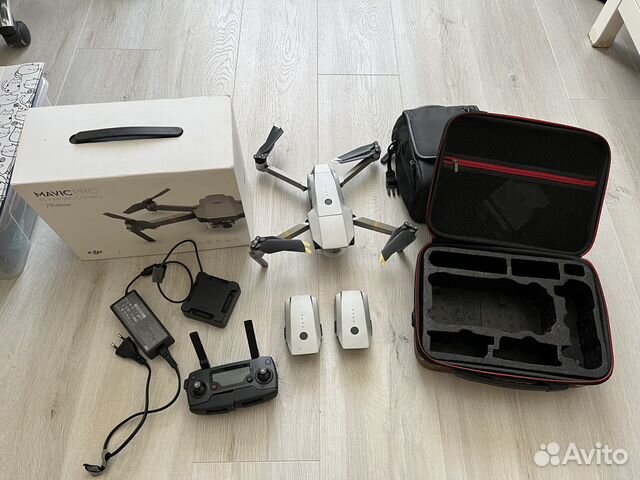 Квадрокоптер dji mavic pro platinum fly more combo