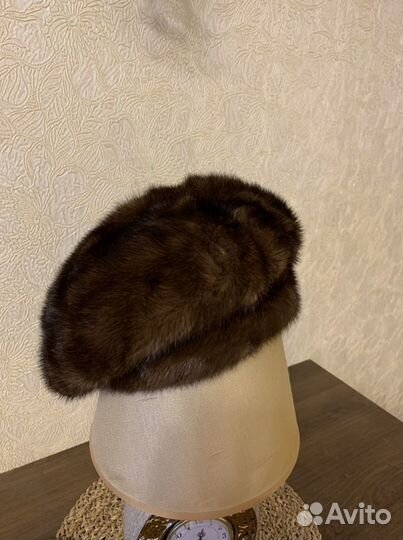 Берет норковый