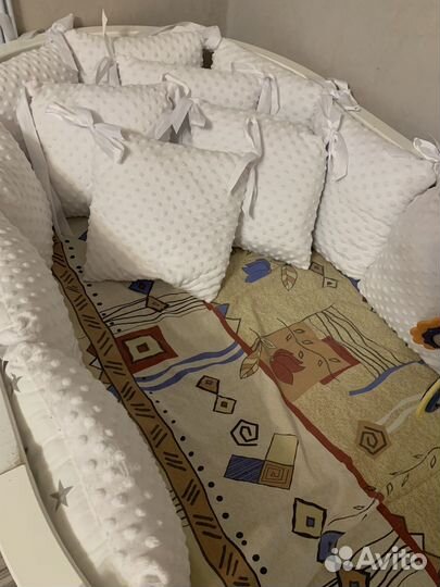 Бортики в кроватку