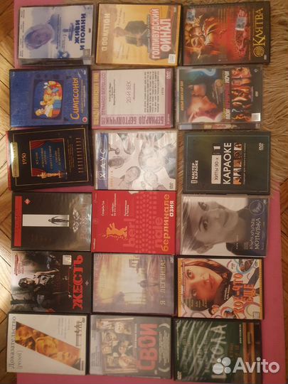 Двд диски с фильмами и караоке