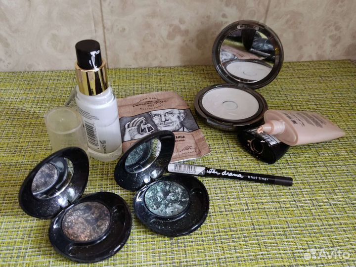 Праймер, тональник, шиммер, тени, маска, карандаш