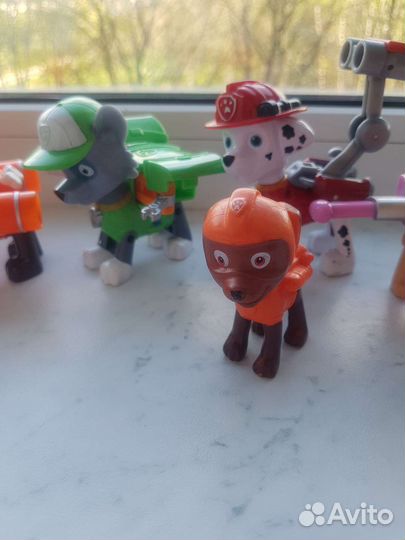 Игрушки щенячий патруль 7шт
