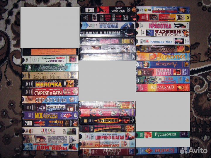 Видеокассеты, VHS, фильмы, мультфильмы