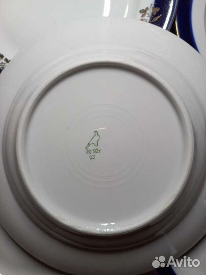 Тарелка, набор, сервиз. СССР. Дулево