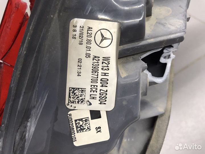Mercedes фонарь задний левый W213