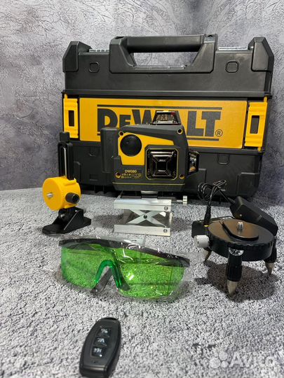 Лазерный уровень 4D Dewalt с Bluetooth