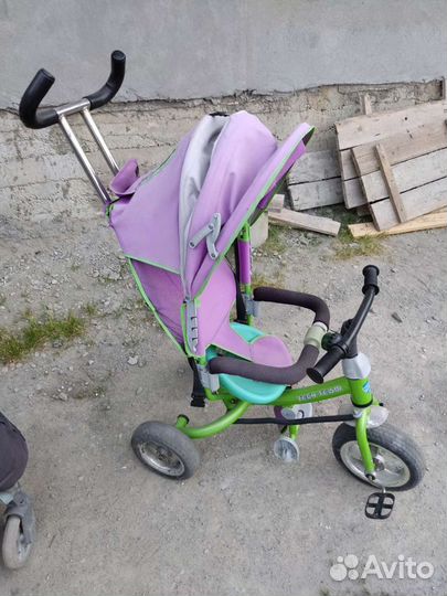 Детский велосипед бу с ручкой