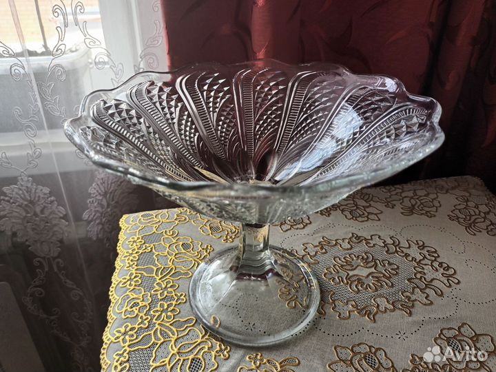 Фруктовница на ножке СССР