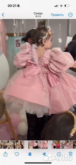 Платье для девочки 80