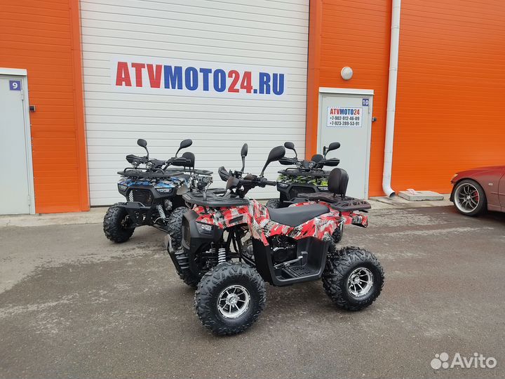 Квадроцикл Hammer 150 BIG (Red) + Мр3 музыка