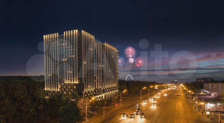 2-к. квартира, 46 м², 17/25 эт.