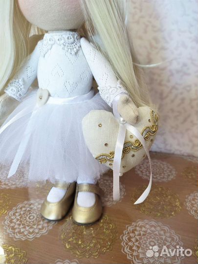 Кукла ангел ручной работы