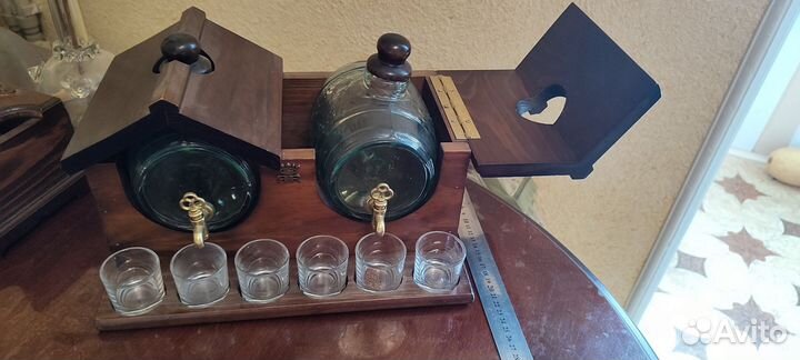 Набор для подачи, диспенсер для коньяка, водки