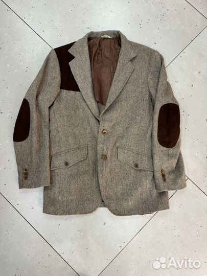 Твидовый пиджак мужской 46-48
