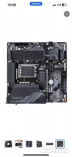 Gigabyte Материнская плата B760M gaming X AX DDR5