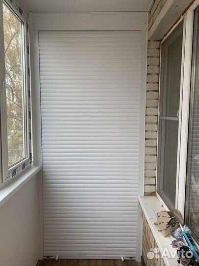 Шкаф с рольставнями на балкон по вашим размерам