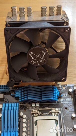 Материнская плата Asus P8P67+intel core i5 2400