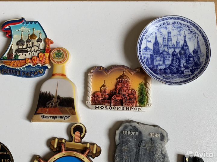 Магниты на холодильник города россии