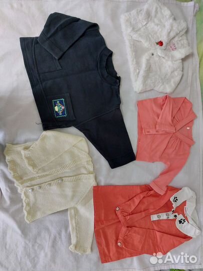 Вещи пакетом для девочки 74 80