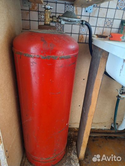 Баллон газовый бу и плита