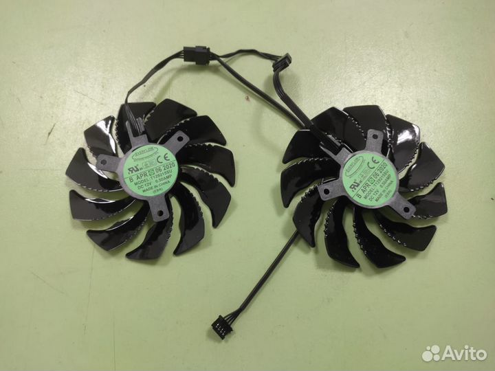 Вентилятор для видеокарт GTX 1060 1050 Ti RX 480