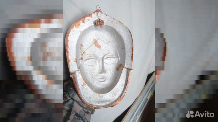 Маска Девушка СССР очень редкая. Монета чешуйка