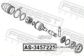 Подшипник приводного вала AS-3457225 Febest